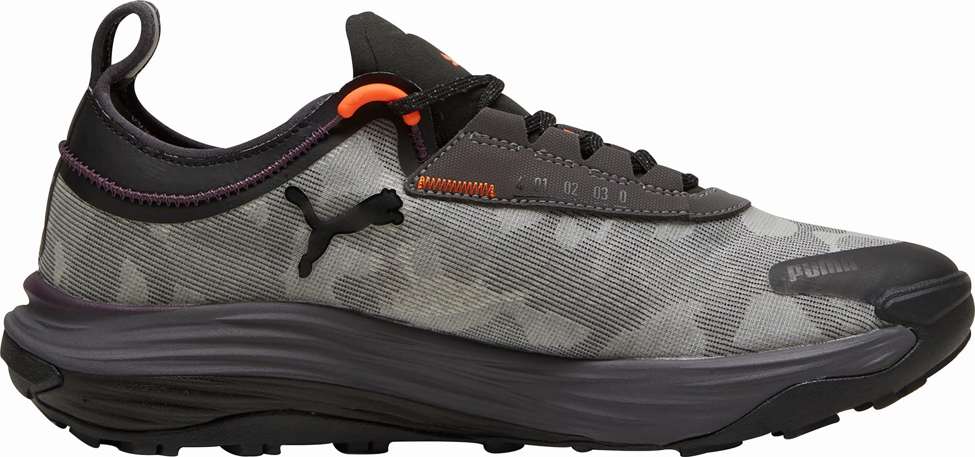 Puma Voyage Nitro 3 GORE-TEX Mens Trail Running Shoes - Grey Adaptive Fit Weave