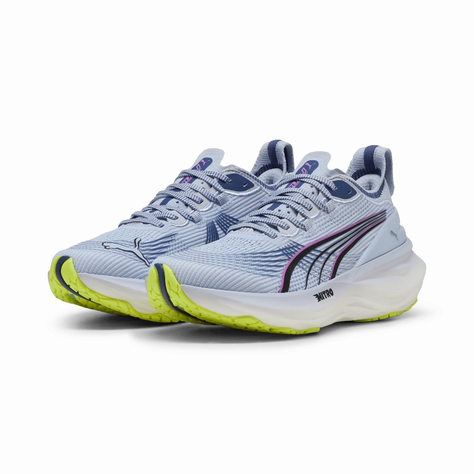 Contoured Collar Easy Lace System Puma Women's ForeverRun NITRO 2 Running Shoes in Cool Weather/Yellow Alert SS25