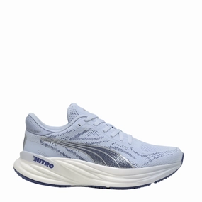 Puma Women's Magnify NITRO 2 Running Shoes in Cool Weather/Blue Crystal SS25 Trendy Look