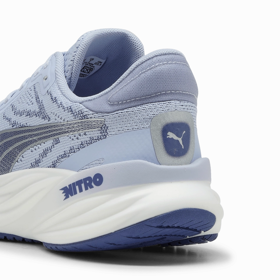 Puma Women's Magnify NITRO 2 Running Shoes in Cool Weather/Blue Crystal SS25 Zero Drop Sole