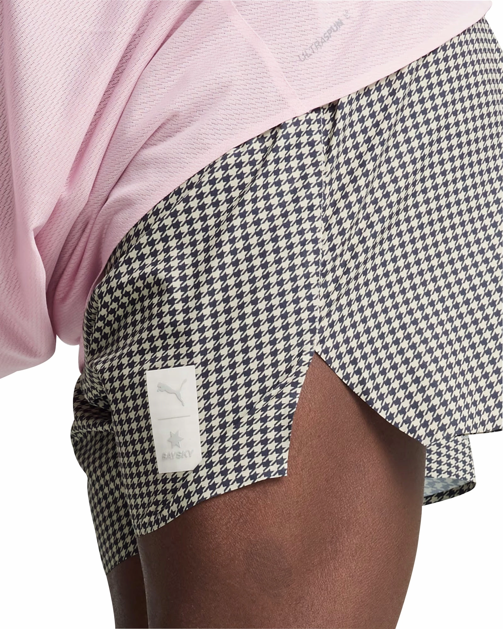 Sweat Resistant Coating Puma X SAYSKY Mens Running Shorts - Blue