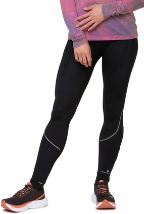 Machine wash Sleek Stretch Ronhill Tech Paragon Womens Long Running Tights - Black