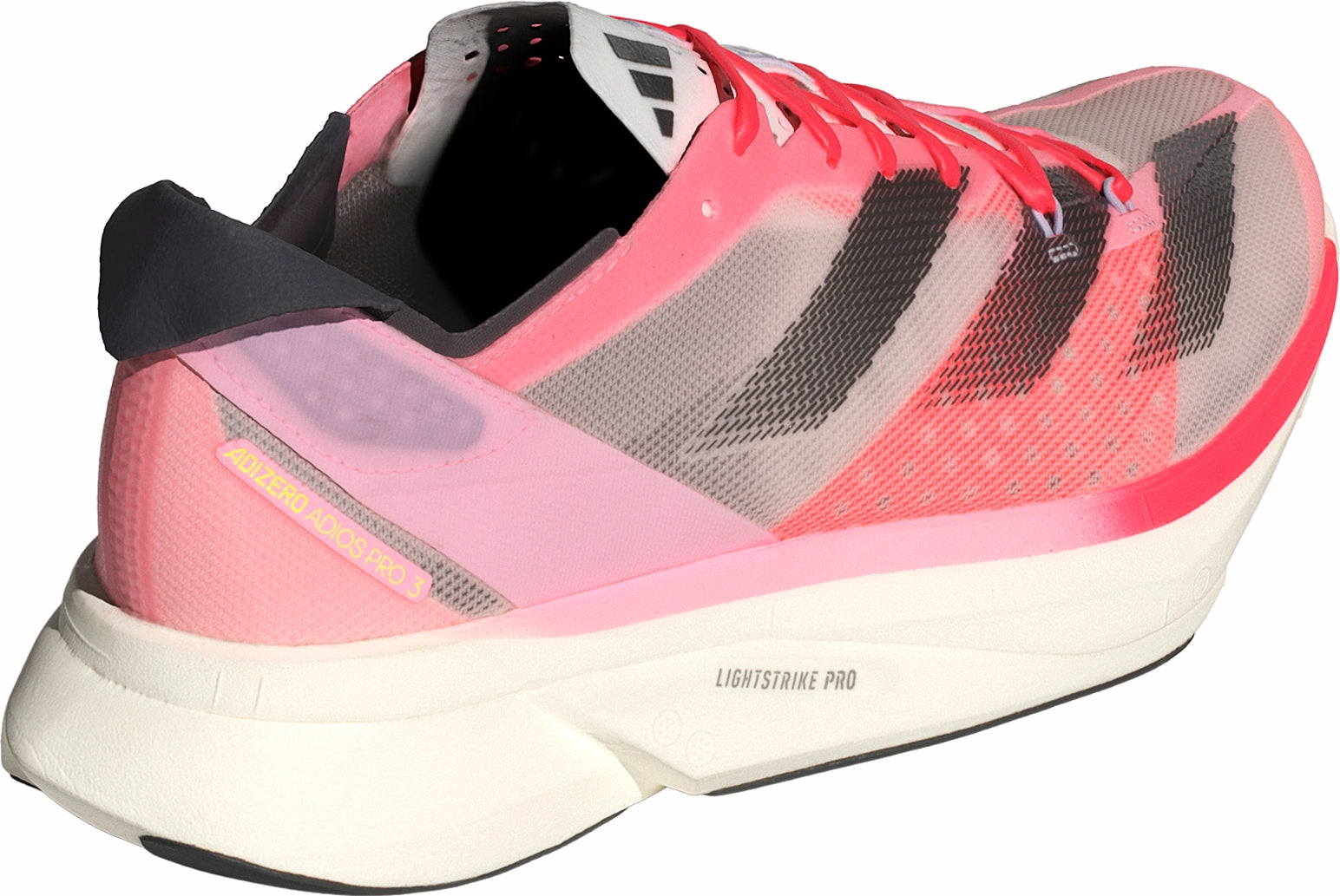 adidas Adizero Adios Pro 3 Running Shoes - Pink Foam Cushioning