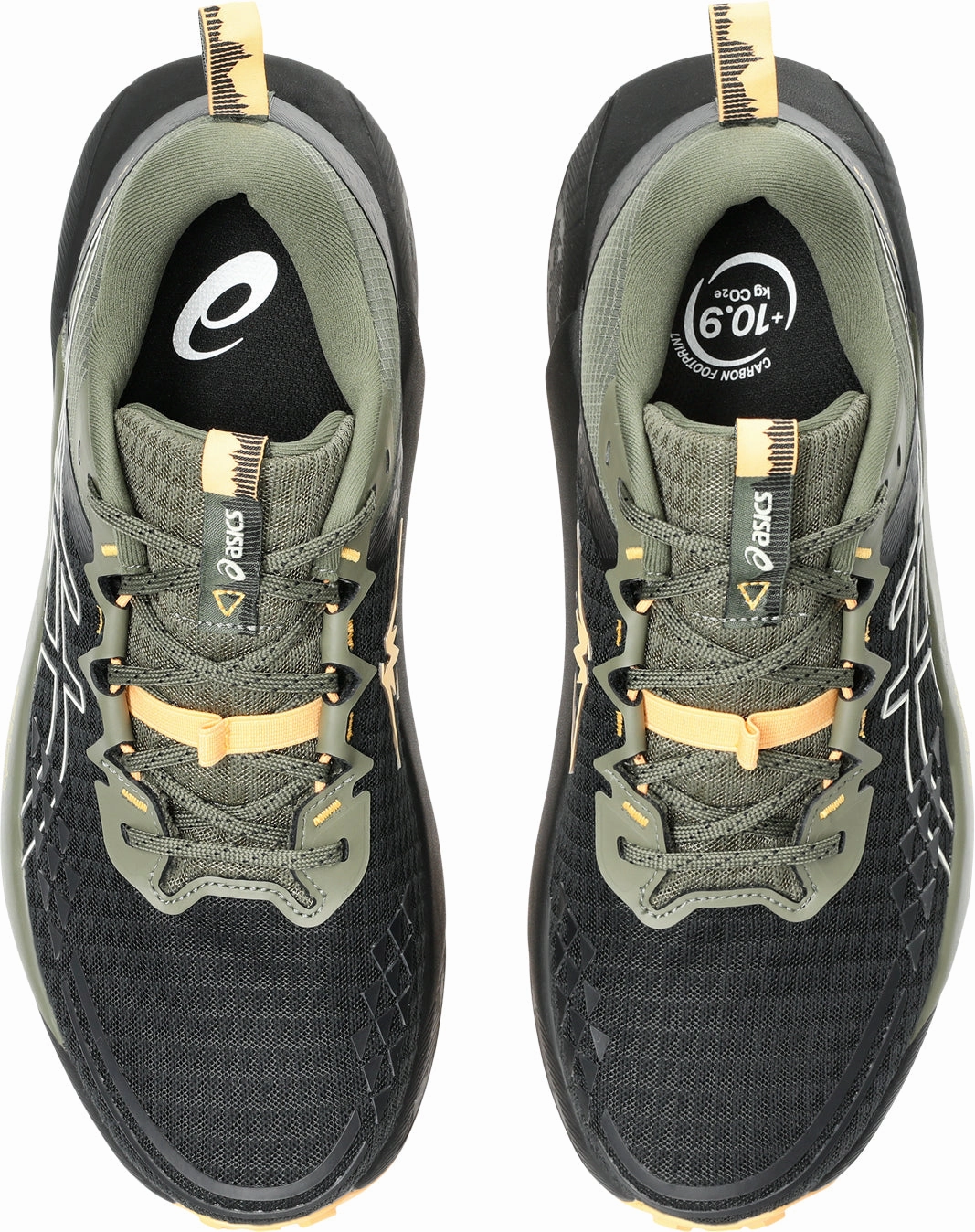 Asics Gel Trabuco 13 Mens Trail Running Shoes - Black Neutral Stride Optimized