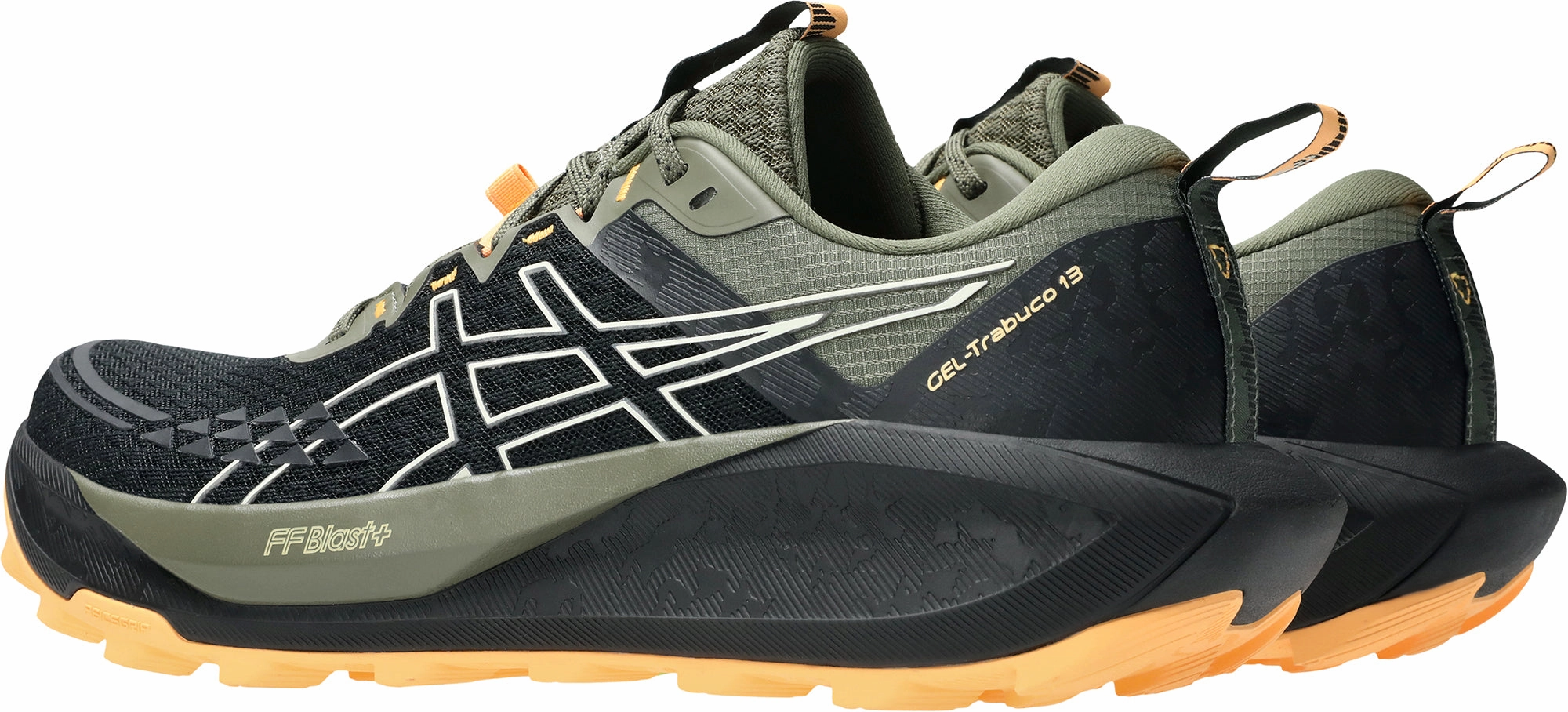 Asics Gel Trabuco 13 Mens Trail Running Shoes - Black Breathable Upper Shoes