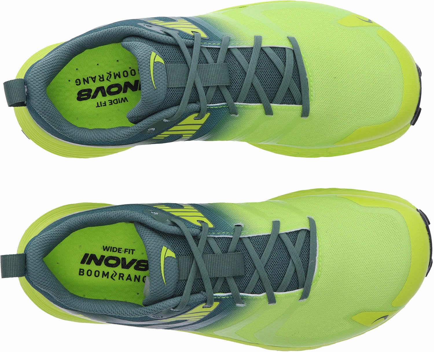 Rolling Transition stripe - pattern shoes Inov8 TrailTalon Speed Mens Trail Running Shoes - Green