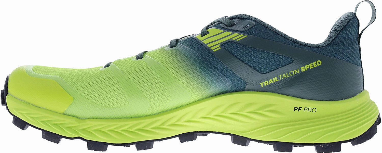 flat surface running Anti Wrinkle Inov8 TrailTalon Speed Mens Trail Running Shoes - Green