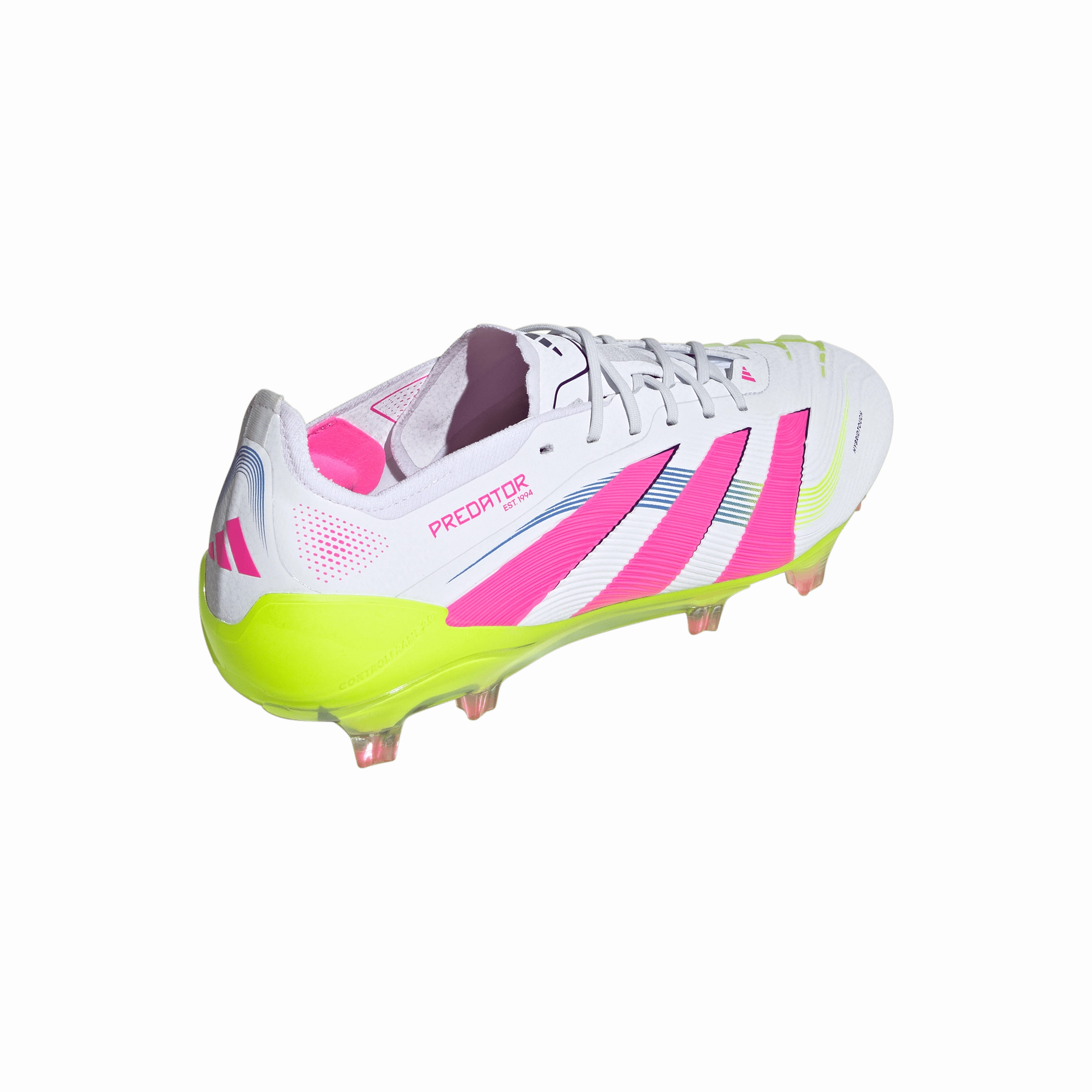 Predator Elite FG - Celestial Victory Pack (ID3881) running in a travertine pool area shoes men's performance