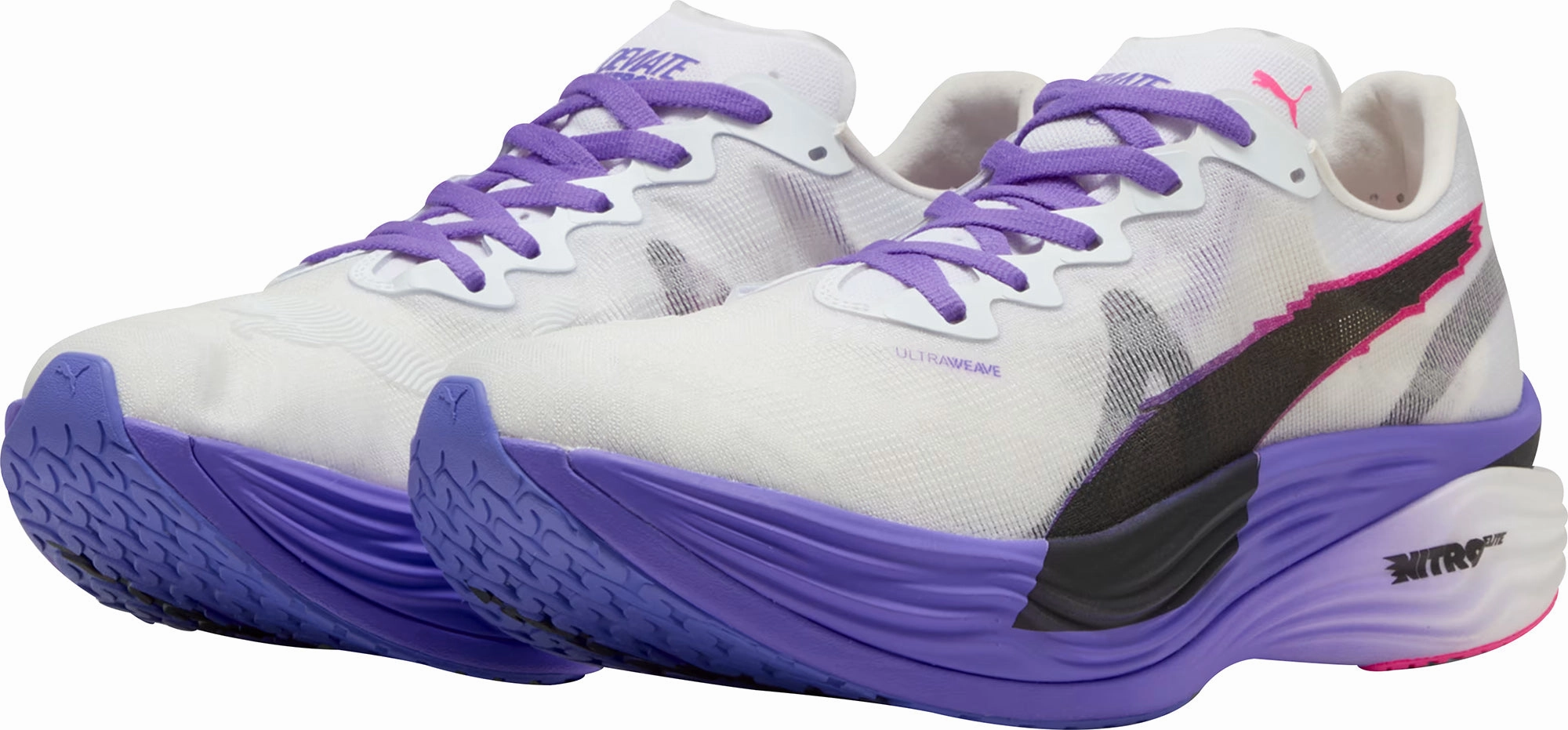 Footbed breathable running choice Puma Deviate Nitro Elite 3 Mens Running Shoes - White