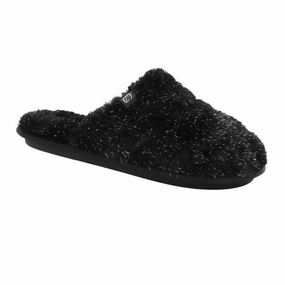 Soft Upper Straps Low Top Cobian Minou MMN20-415 Slippers Womens  Black Faux Fur Slip On Mule JOBB1497