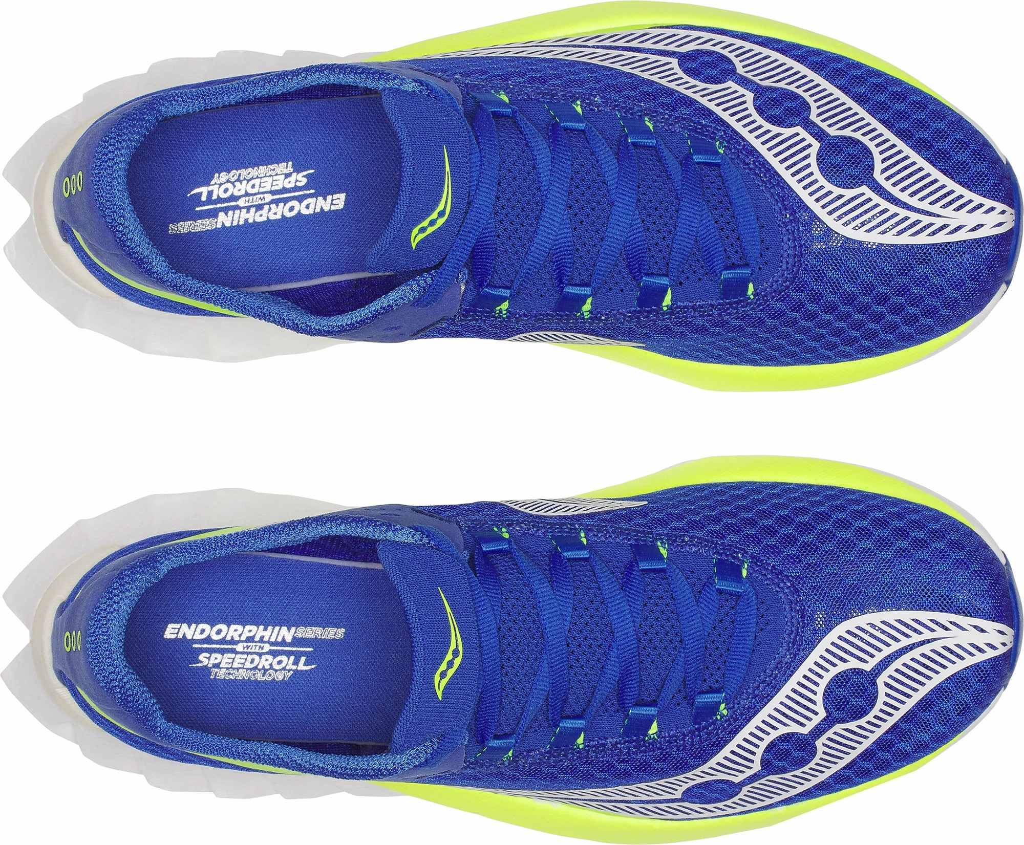 Saucony Endorphin Pro 4 Mens Running Shoes - Blue air - mesh shoes Torsion Control System