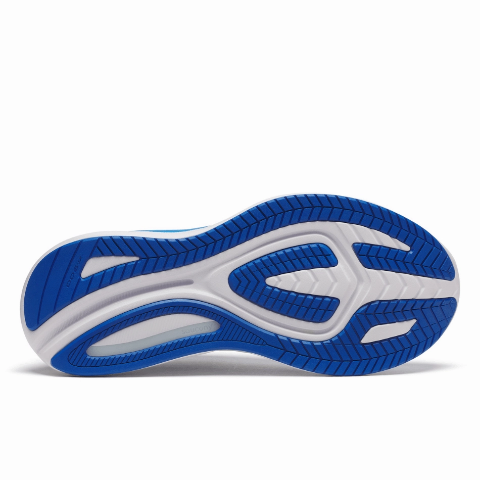 Saucony Men's Omni 22 Running Shoes in Cloud/Sky Diver SS25 city running shoes Foot Hugging Midsole