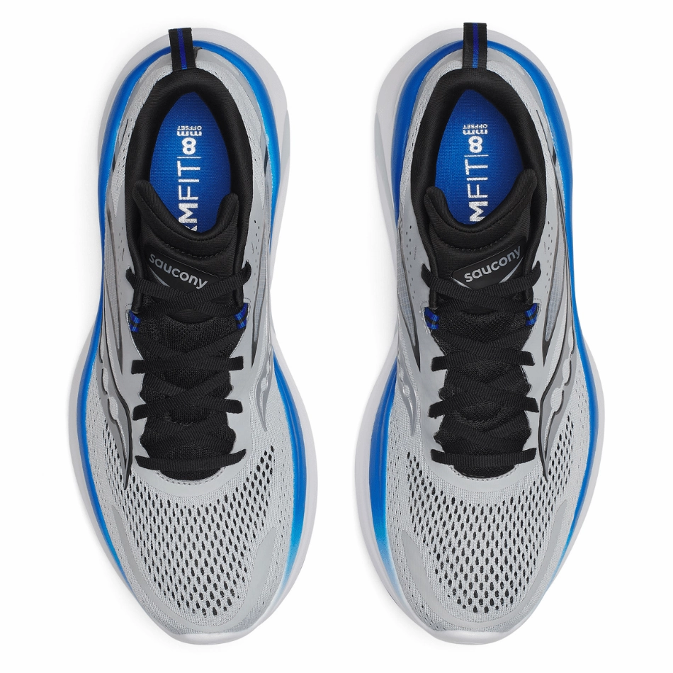 Saucony Men's Omni 22 Running Shoes in Cloud/Sky Diver SS25 running for cardiovascular health metatarsal - support - feature shoes