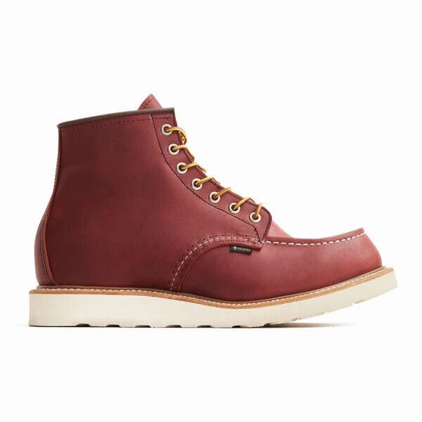 Low Profile Remote Hiking Travel purpose Red Wing Classic 8864 Mens Russet Taos Leather Waterproof Gore-Tex Moc Toe Boots