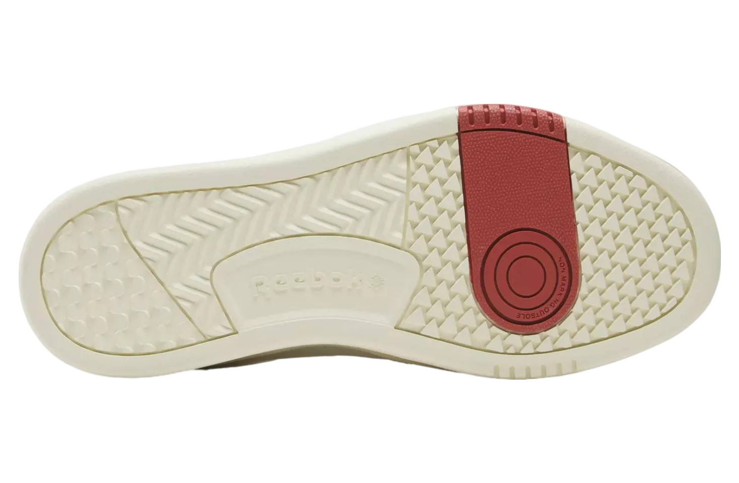 Market Go Reebok Men's Court Chalk/Red Sneaker Shoes