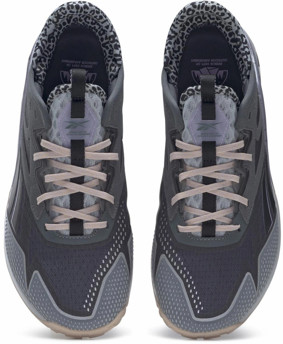 Reebok Nano X2 TR Adventure Womens Training Shoes - Grey Air Flow Moisture Wicking Sockliner