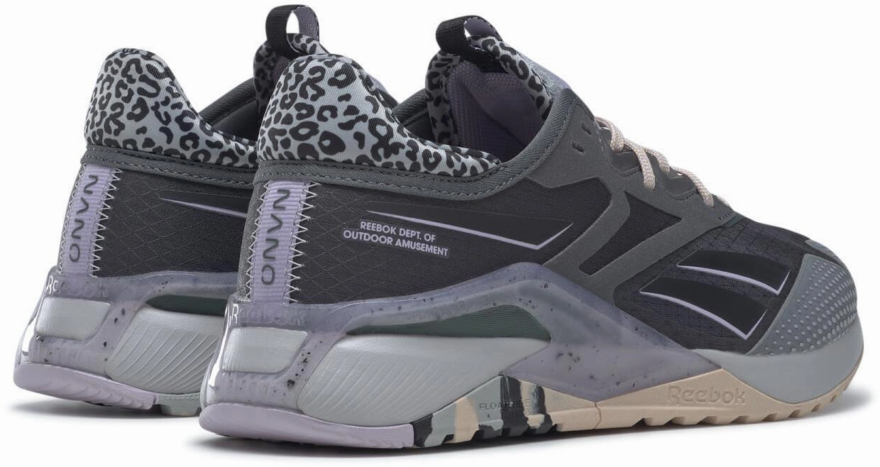 Reebok Nano X2 TR Adventure Womens Training Shoes - Grey Synthetic Leather Panels