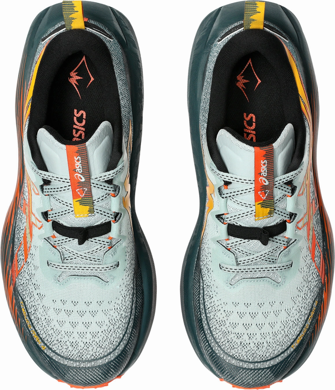 Decoupled Crash Pad Asics Trabuco Max 4 Mens Trail Running Shoes - Green