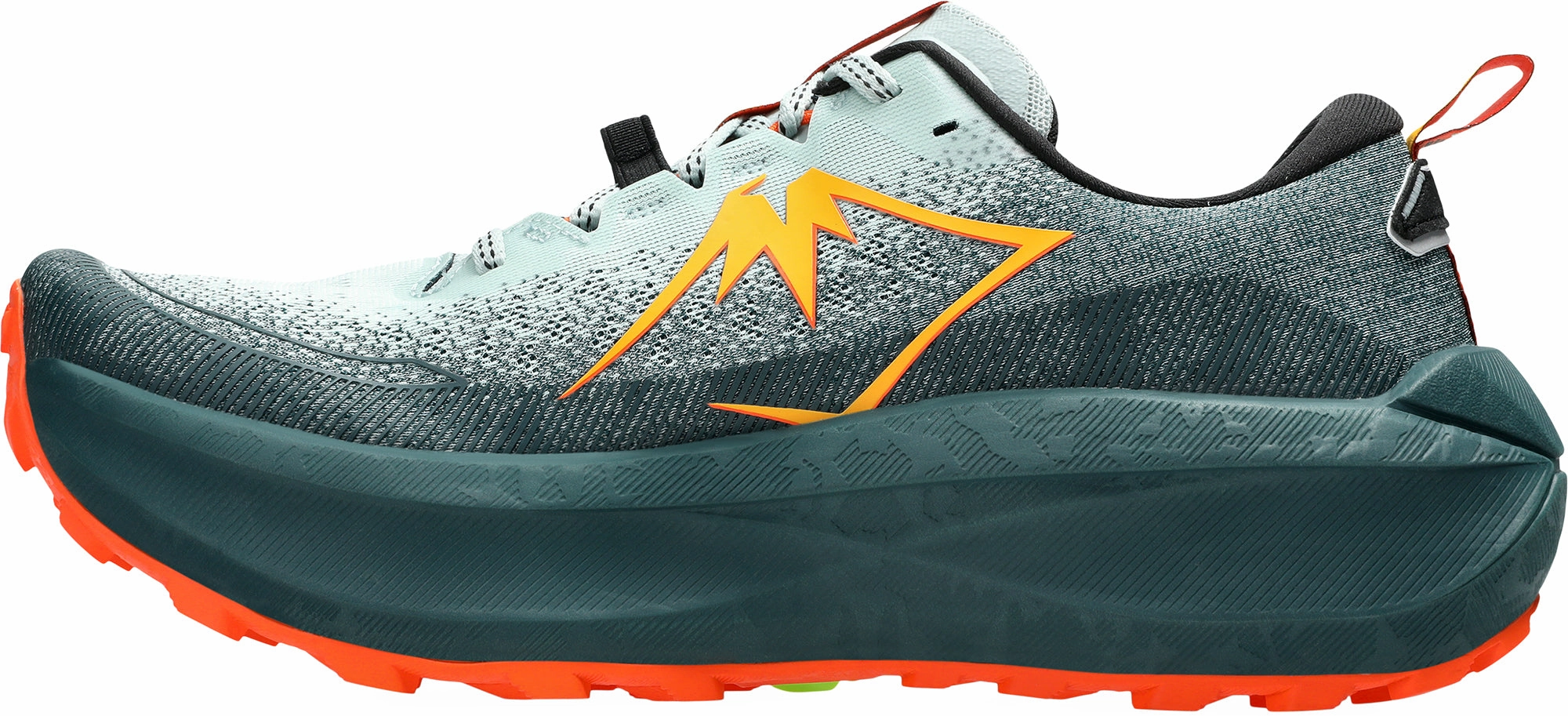 Asics Trabuco Max 4 Mens Trail Running Shoes - Green Foam Padded Collar Breathable Airflow Vents