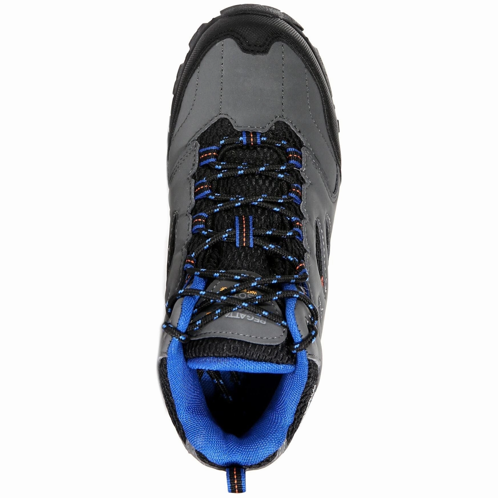 Regatta Holcombe Mid Waterproof Junior Walking Boots - Grey Slope Climb Trail Protection System