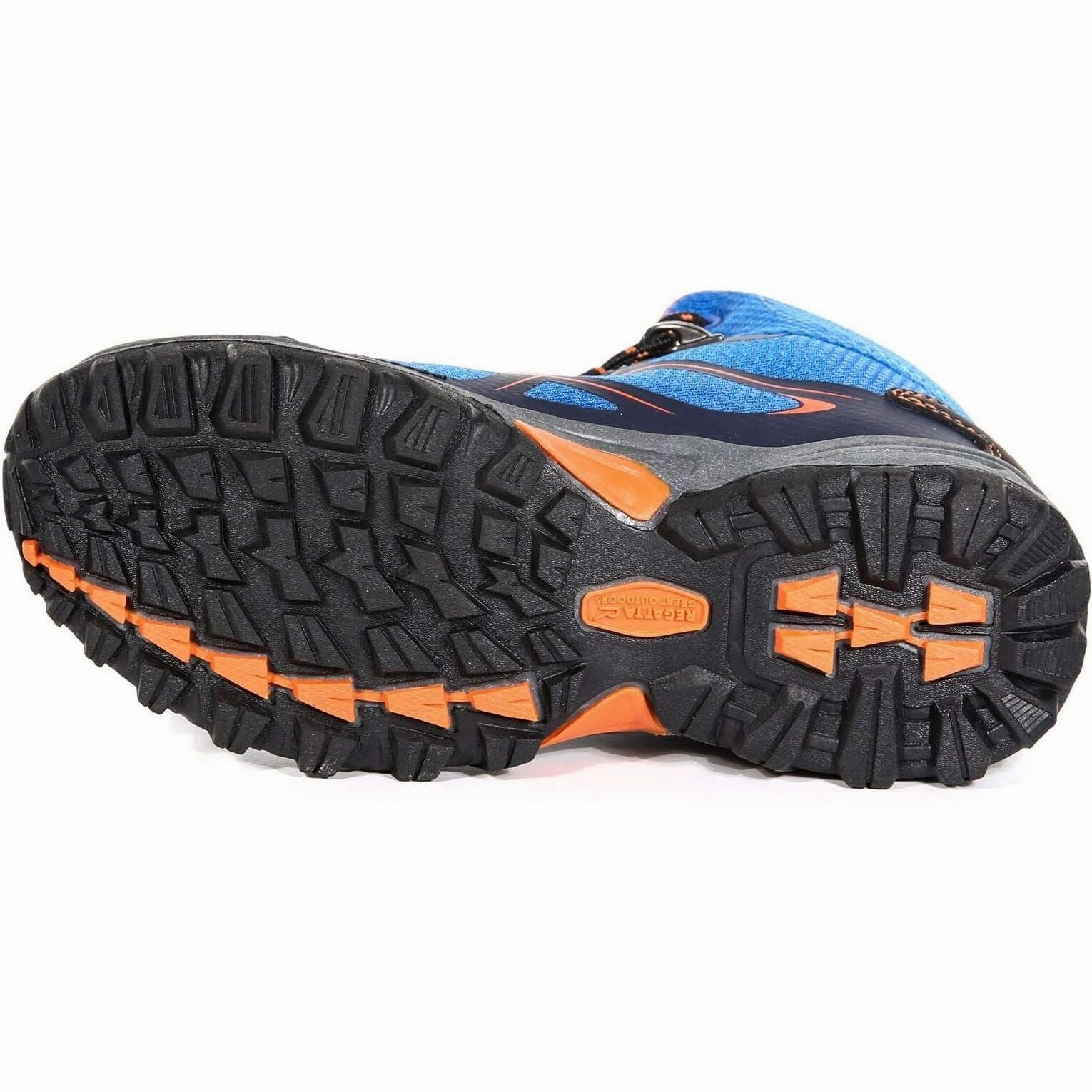 Regatta Kota Mid Junior Waterproof Walking Boots - Blue Rocky Terrain Fit