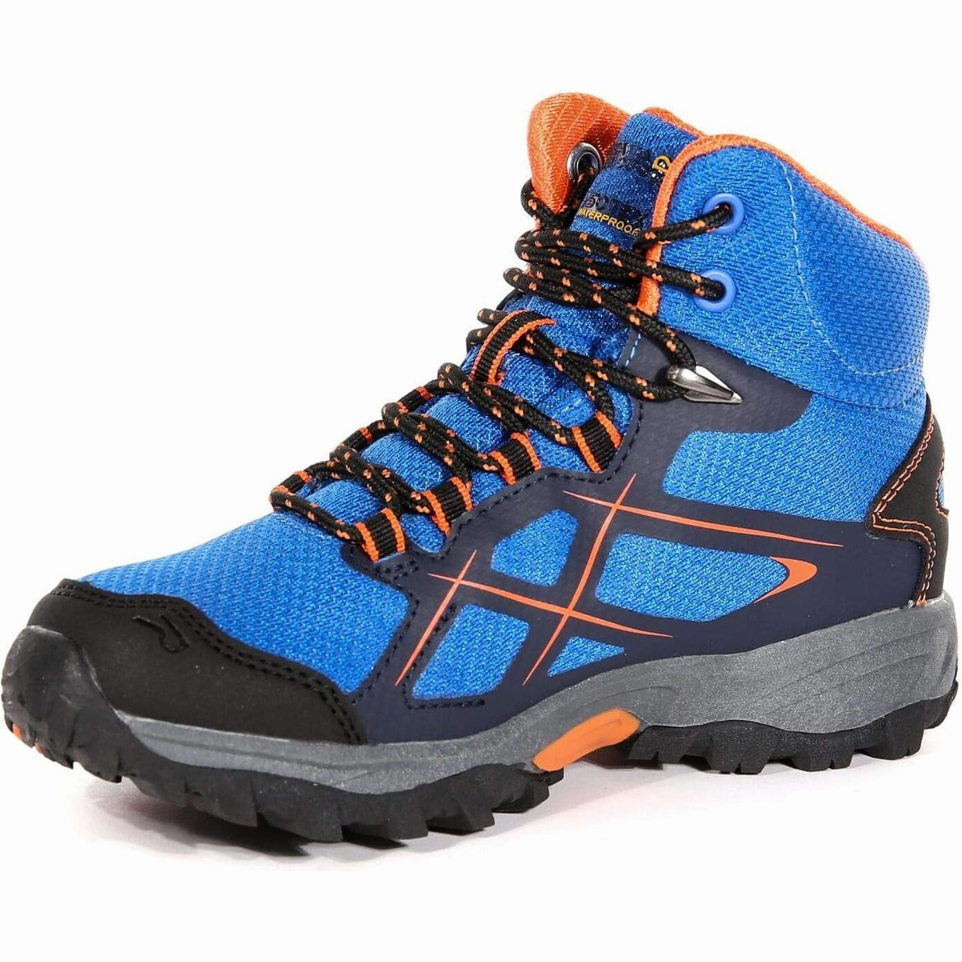 Regatta Kota Mid Junior Waterproof Walking Boots - Blue All-Terrain Ready