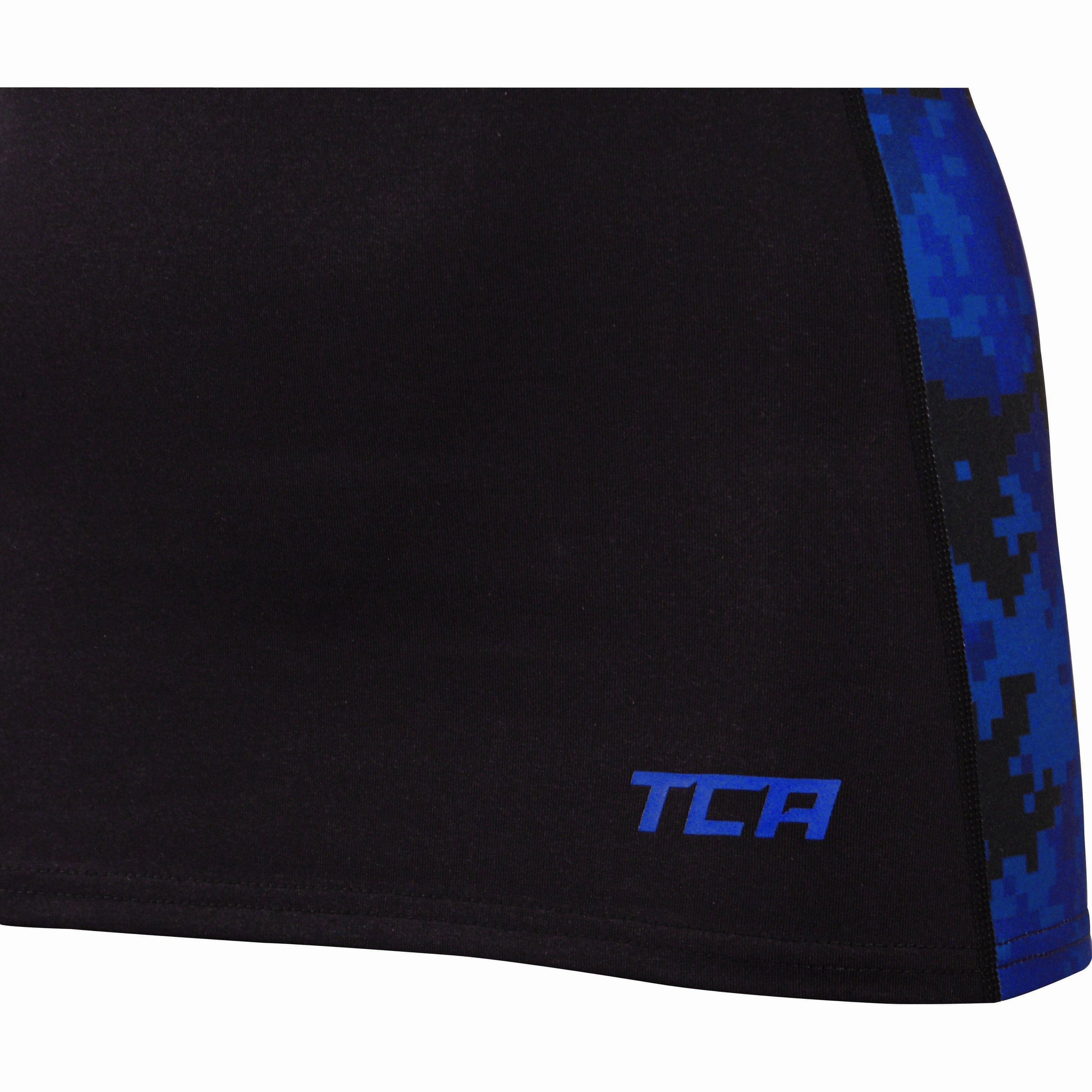 TCA Camo Print Womens Running Vest Tank Top - Black made in USA