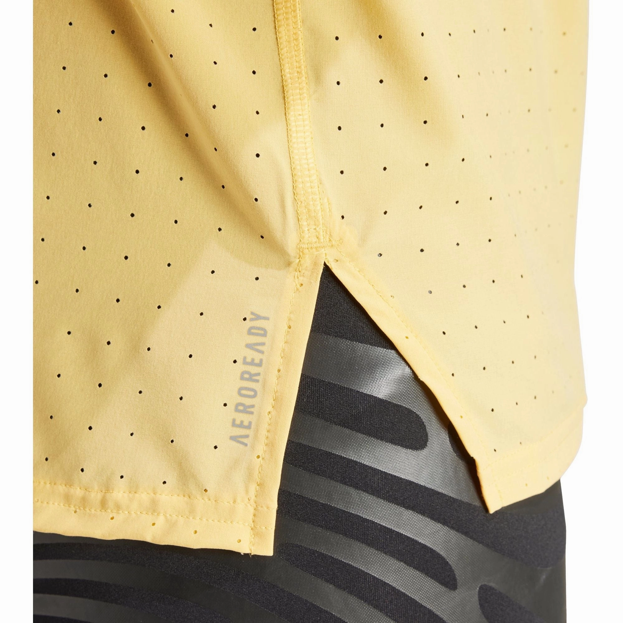 Stylish adidas Adizero Mens Running Vest - Yellow