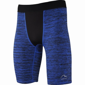 Weekend Outfit High-End Option More Mile Train To Run Mens Baselayer Short Tights - Blue