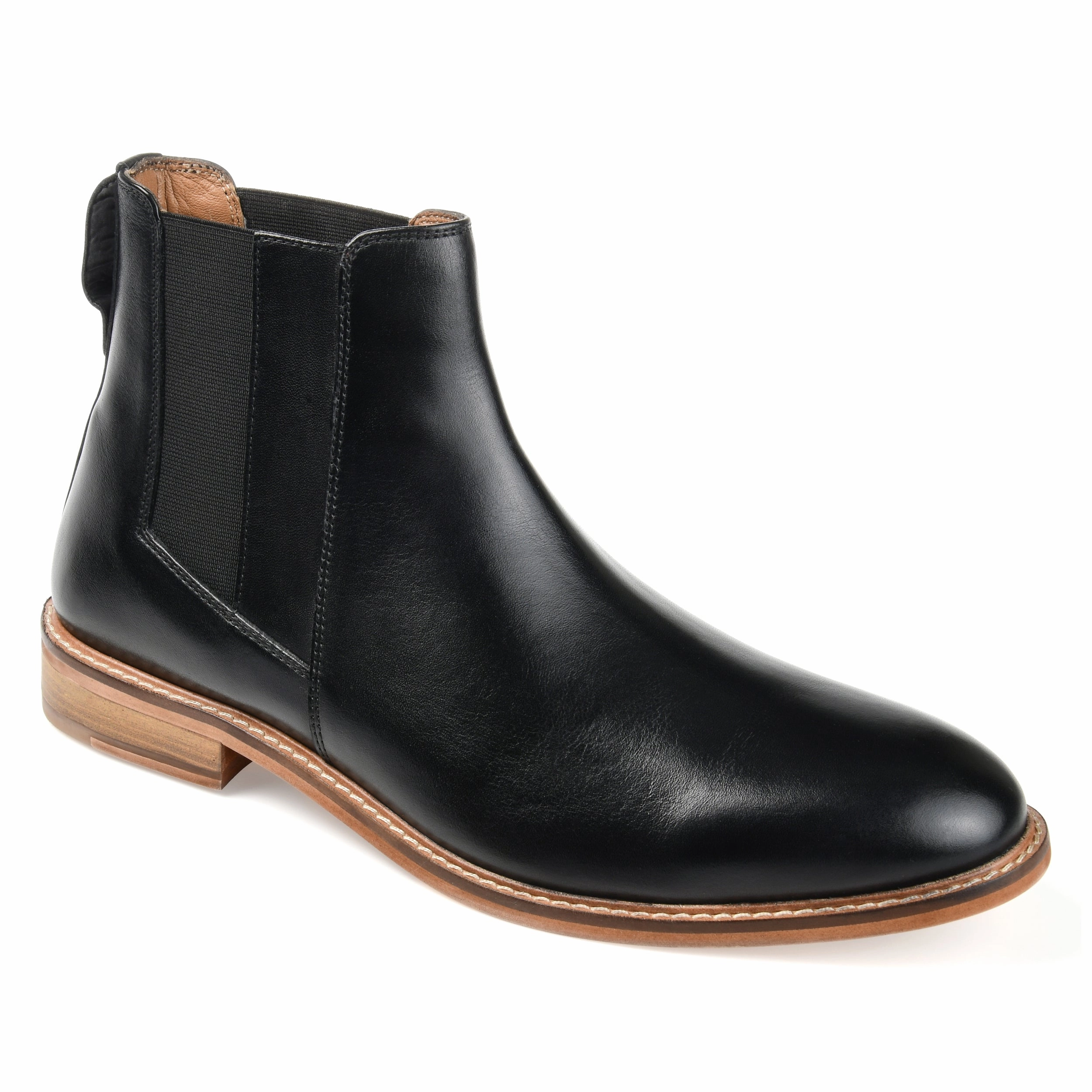 Responsive Midsole Thomas & Vine Corbin Wide Width Plain Toe Chelsea Boot