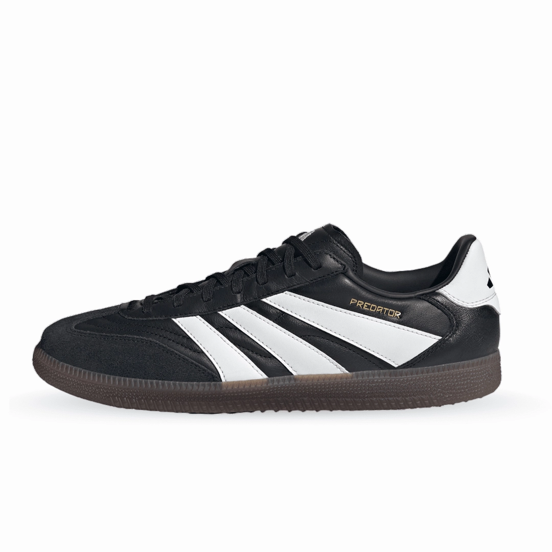 Predator Freestyle Indoor Boots (ID3833) running in a school yard shoes travel - friendly shoe perk