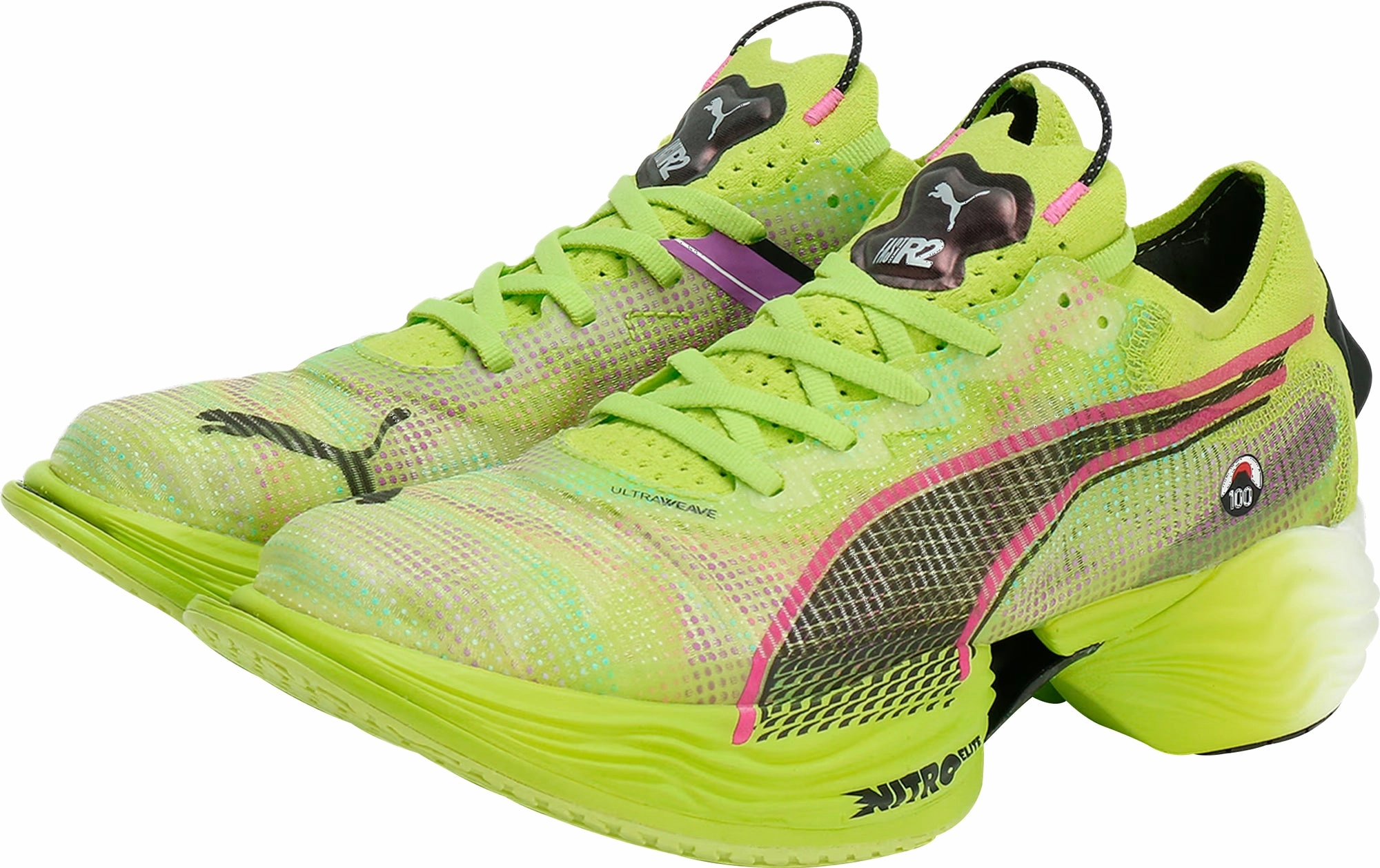 Puma Fast-R Nitro Elite 2 Mens Running Shoes - Green low - arch