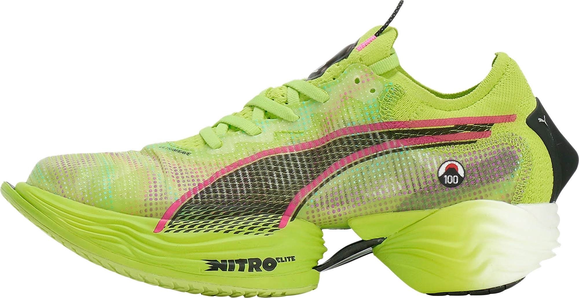 Puma Fast-R Nitro Elite 2 Mens Running Shoes - Green racing - flats