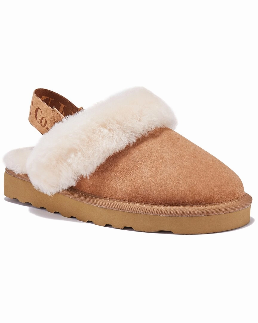 Toe box space Superior Comfort Australia Luxe Collective Mool Suede Slipper