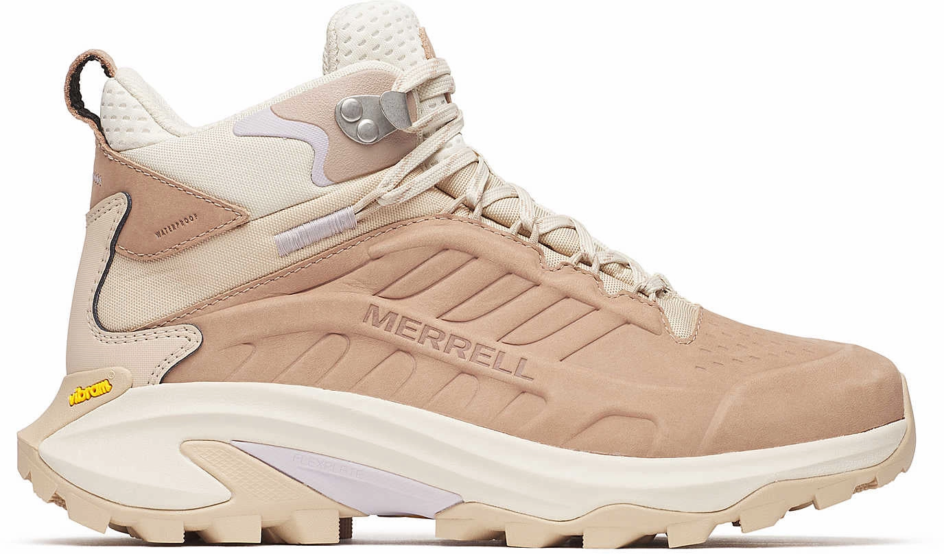 Merrell Moab Speed 2 Leather Mid Waterproof Womens Walking Boots - Pink warm - up shoes