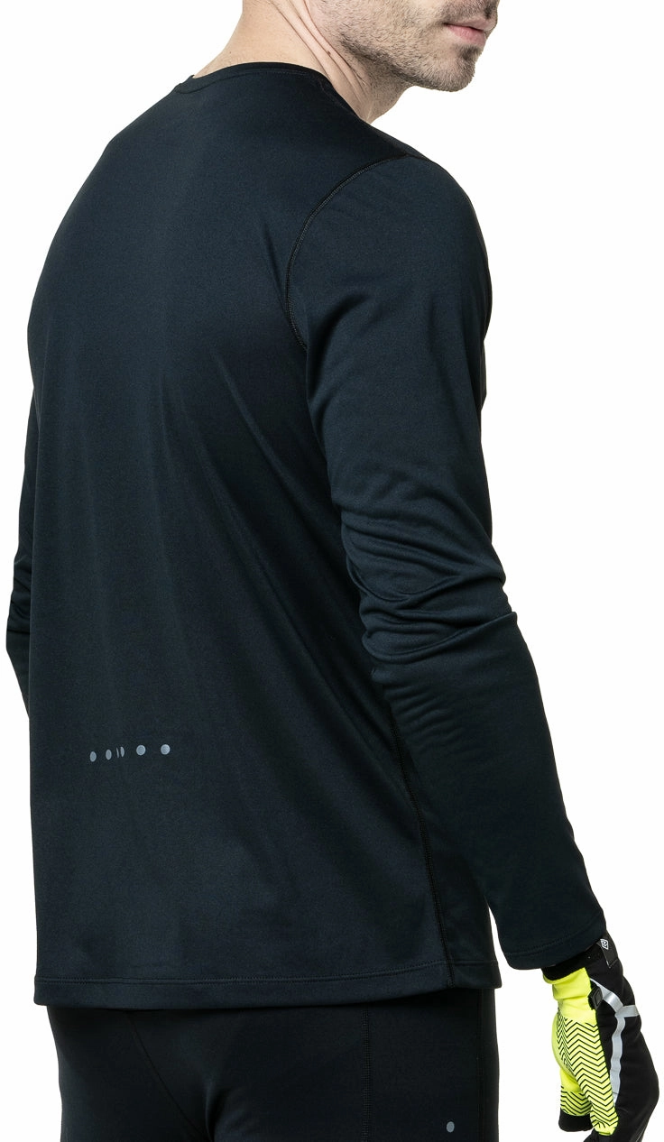 Ronhill Core Long Sleeve Mens Running Top - Black Underwear Customizable
