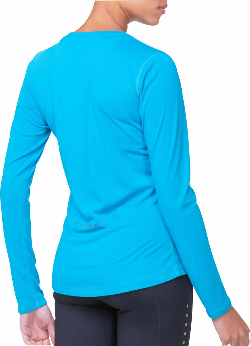 Ronhill Core Long Sleeve Womens Running Top - Blue Daily Wear Closet