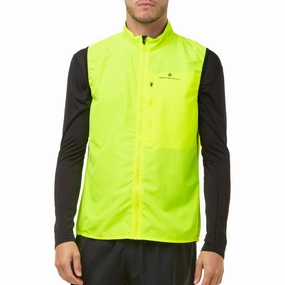 Breathable Layer Ronhill Core Mens Running Gilet - Yellow