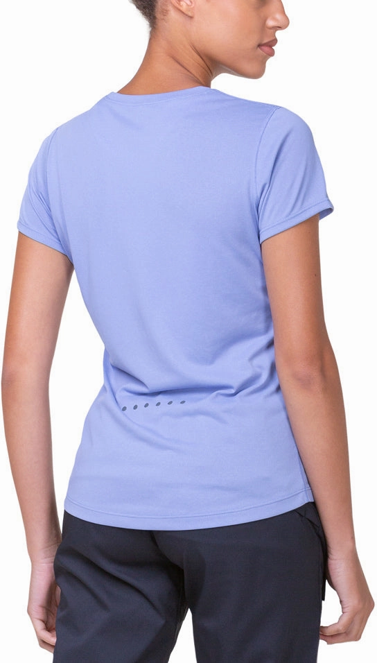 Ronhill Core Short Sleeve Womens Running Top - Blue UV protection layer