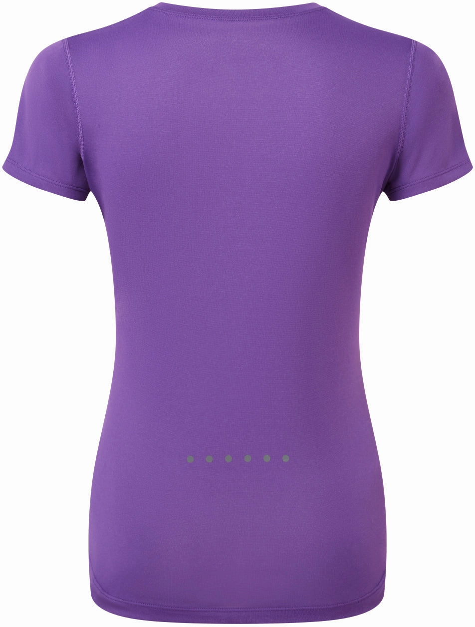 Ronhill Core Short Sleeve Womens Running Top - Purple Set In Sleeve Easy Layering