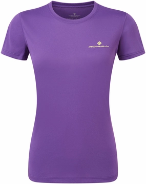 Ronhill Core Short Sleeve Womens Running Top - Purple Summer Style Best Seller