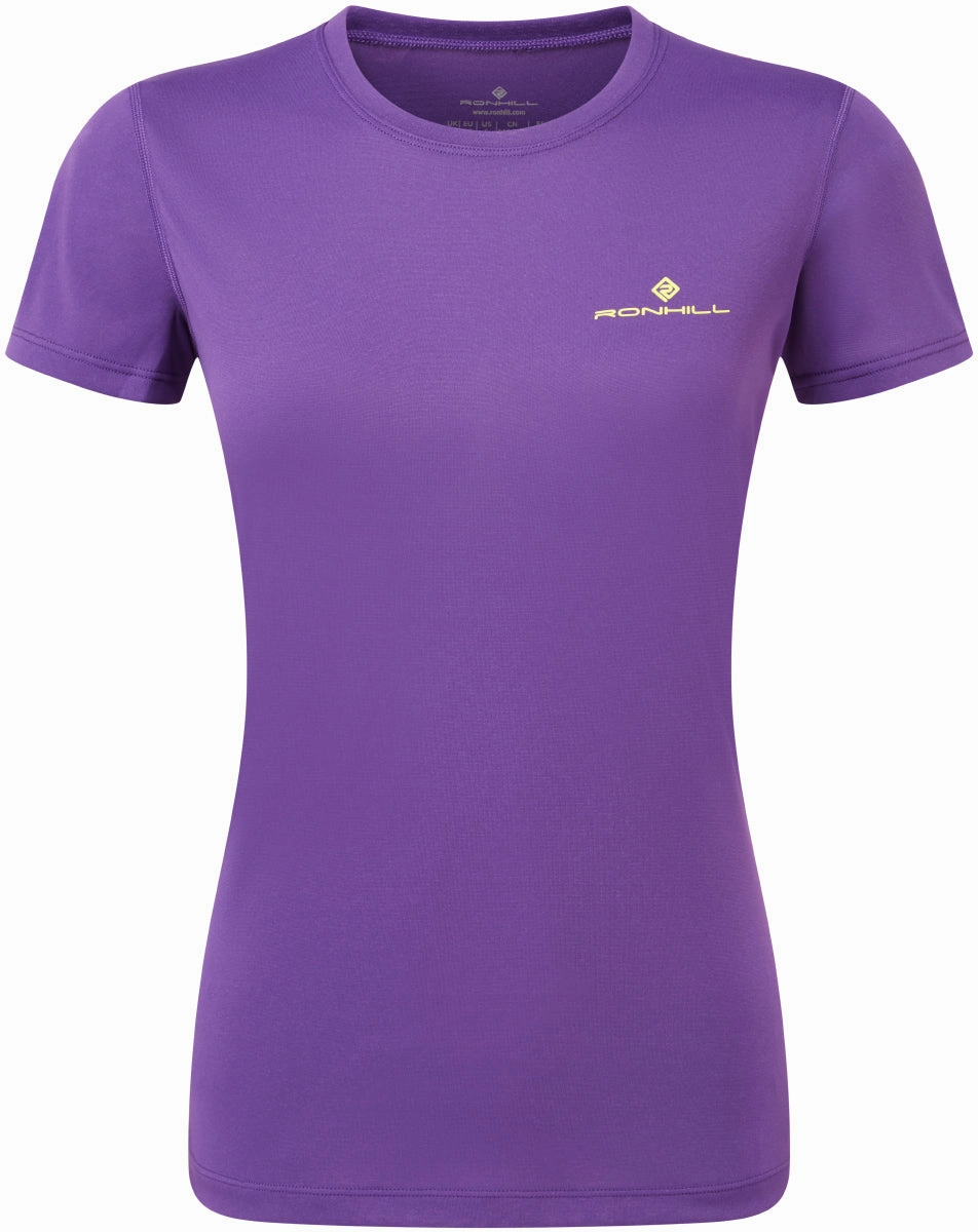 Ronhill Core Short Sleeve Womens Running Top - Purple Summer Style Best Seller