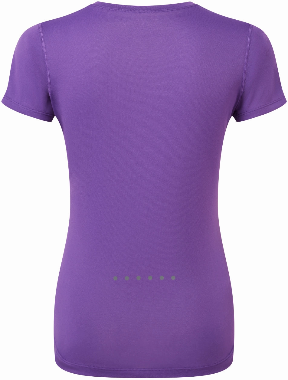 Ronhill Core Short Sleeve Womens Running Top - Purple Vegan Durable Knitwear