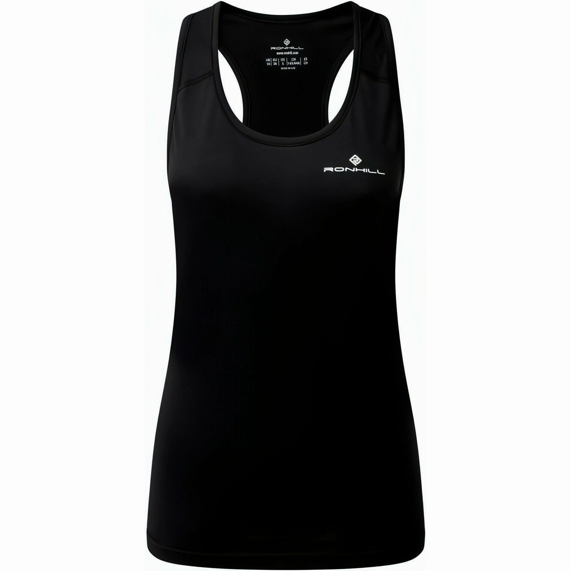 Ronhill Core Womens Running Vest Tank Top - Black Machine washable dedication