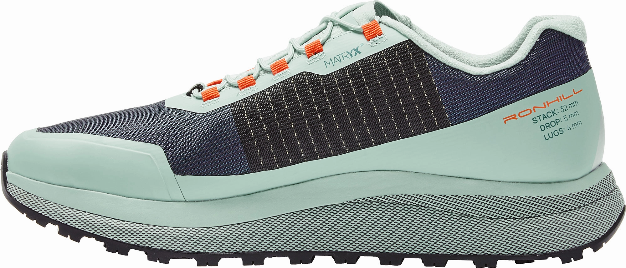 Ronhill Freedom Womens Trail Running Shoes - Green Comfortable toe box