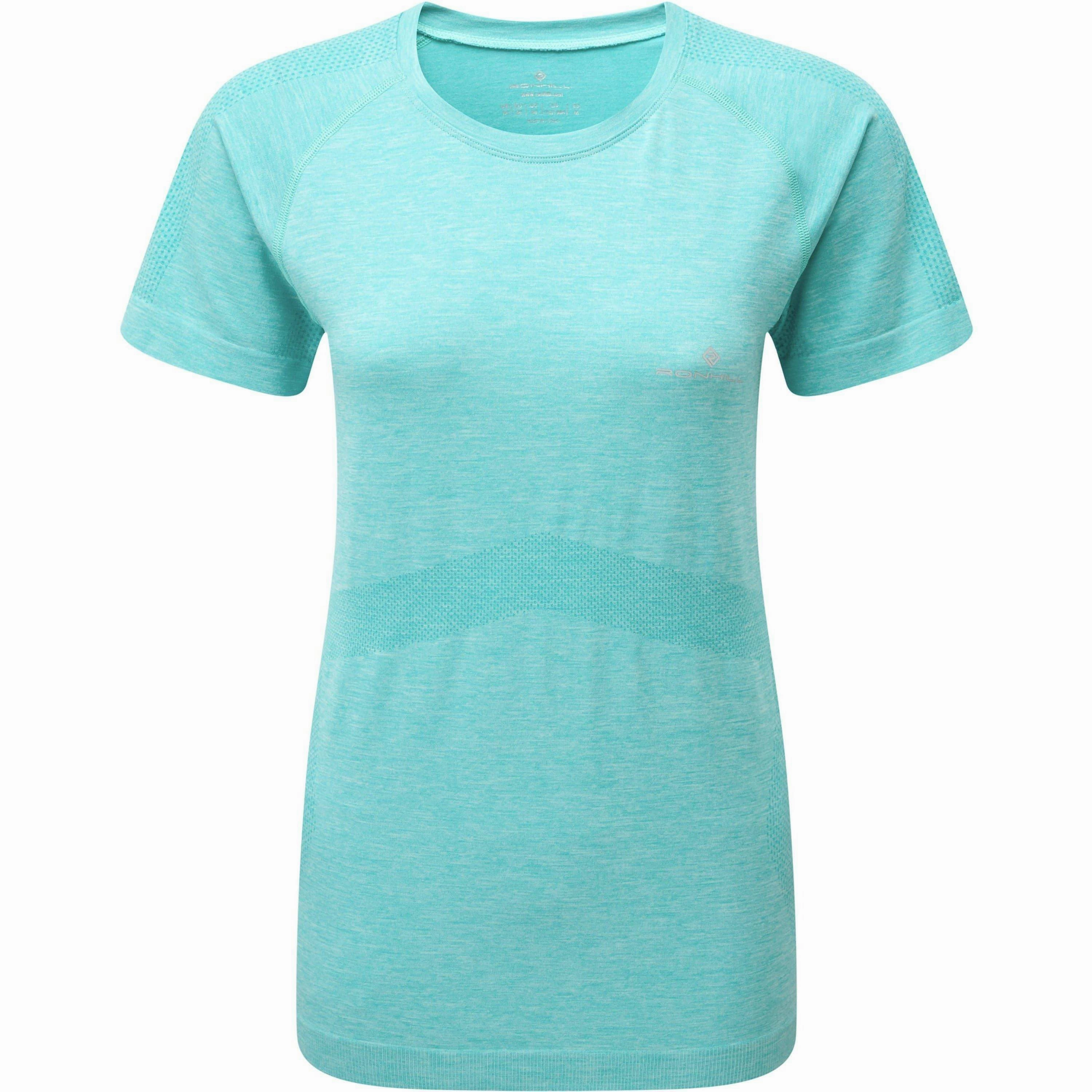 Timeless Layer Perfect for Any Outfit Ronhill Infinity Marathon Short Sleeve Womens Running Top - Blue