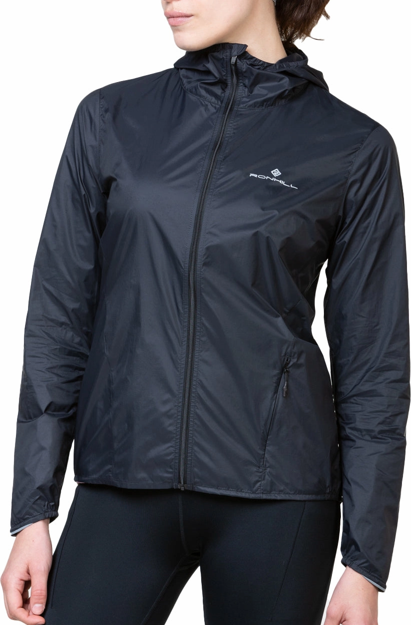 Soft Shell Fitted Wear Ronhill Tech All Terrain Womens Running Jacket - Black