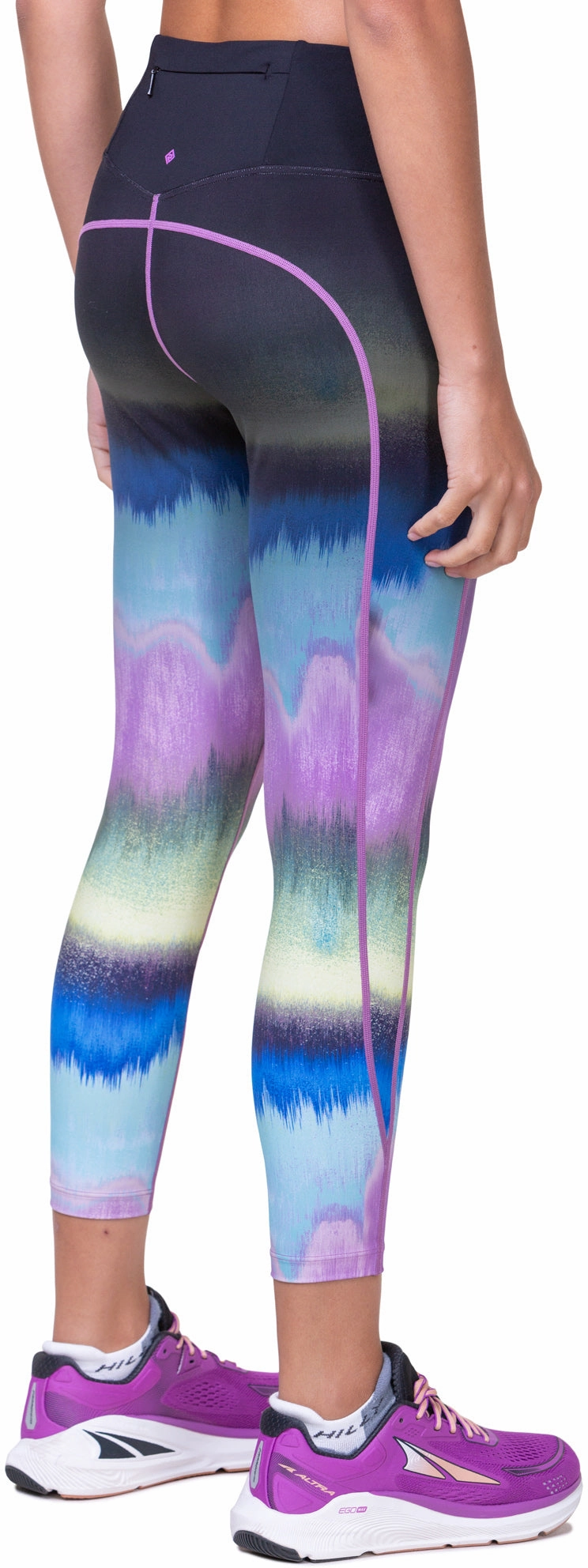 Tagless Labeling System Breathable Feel Ronhill Tech Gradient 7/8 Womens Running Tights - Black