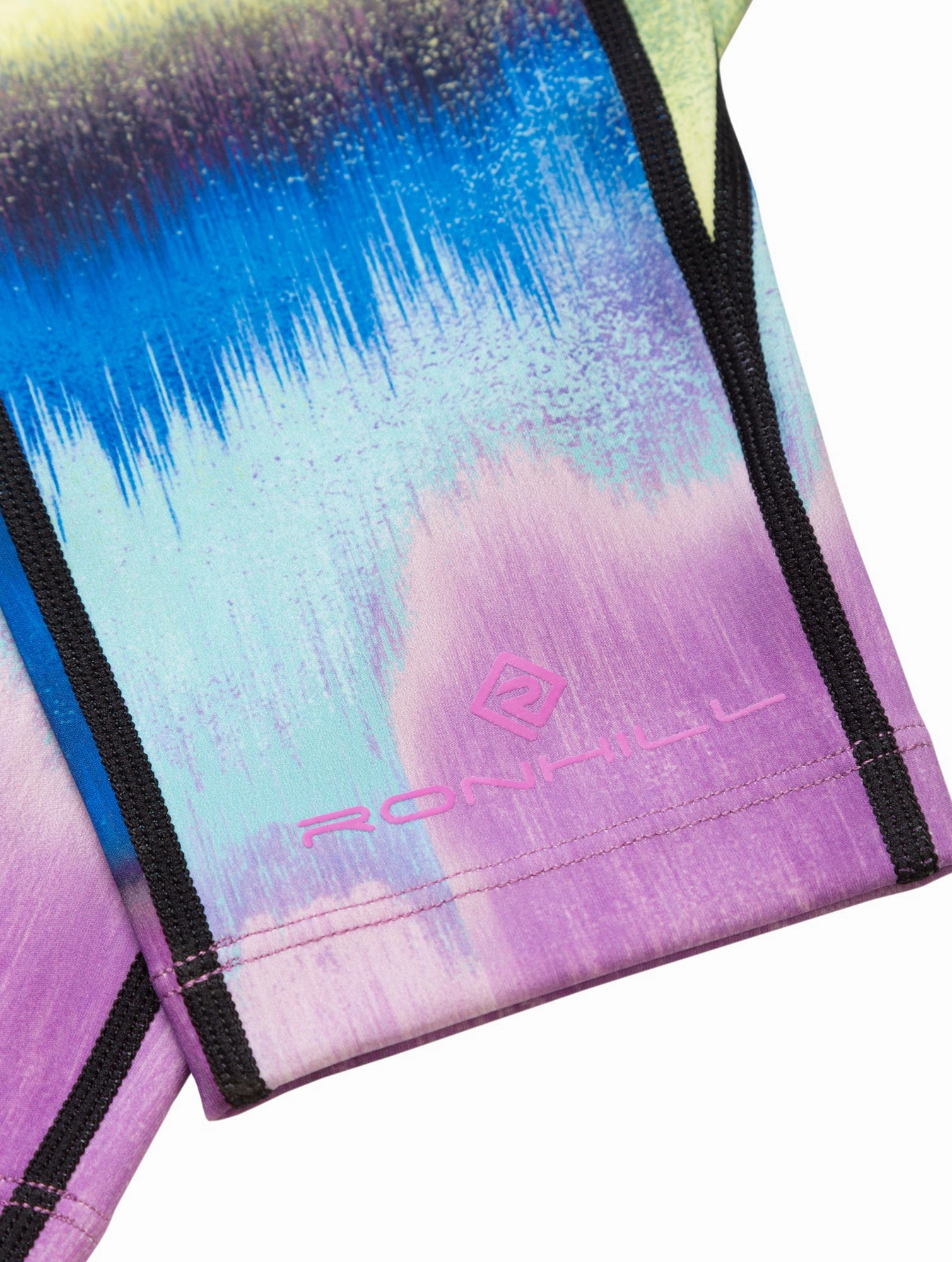 Non Restrictive Fit Camping Gear Skin Friendly Ronhill Tech Gradient 7/8 Womens Running Tights - Black