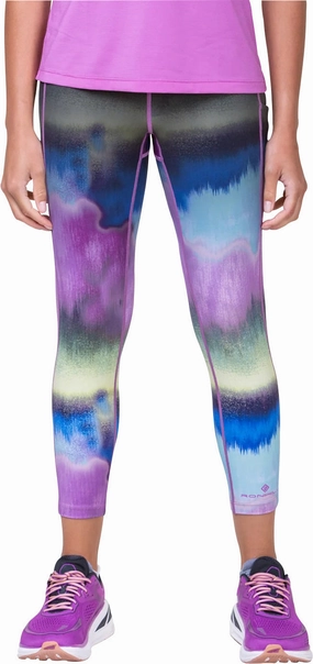 Perfect For Running Extra Soft Minimalist Style Ronhill Tech Gradient 7/8 Womens Running Tights - Black